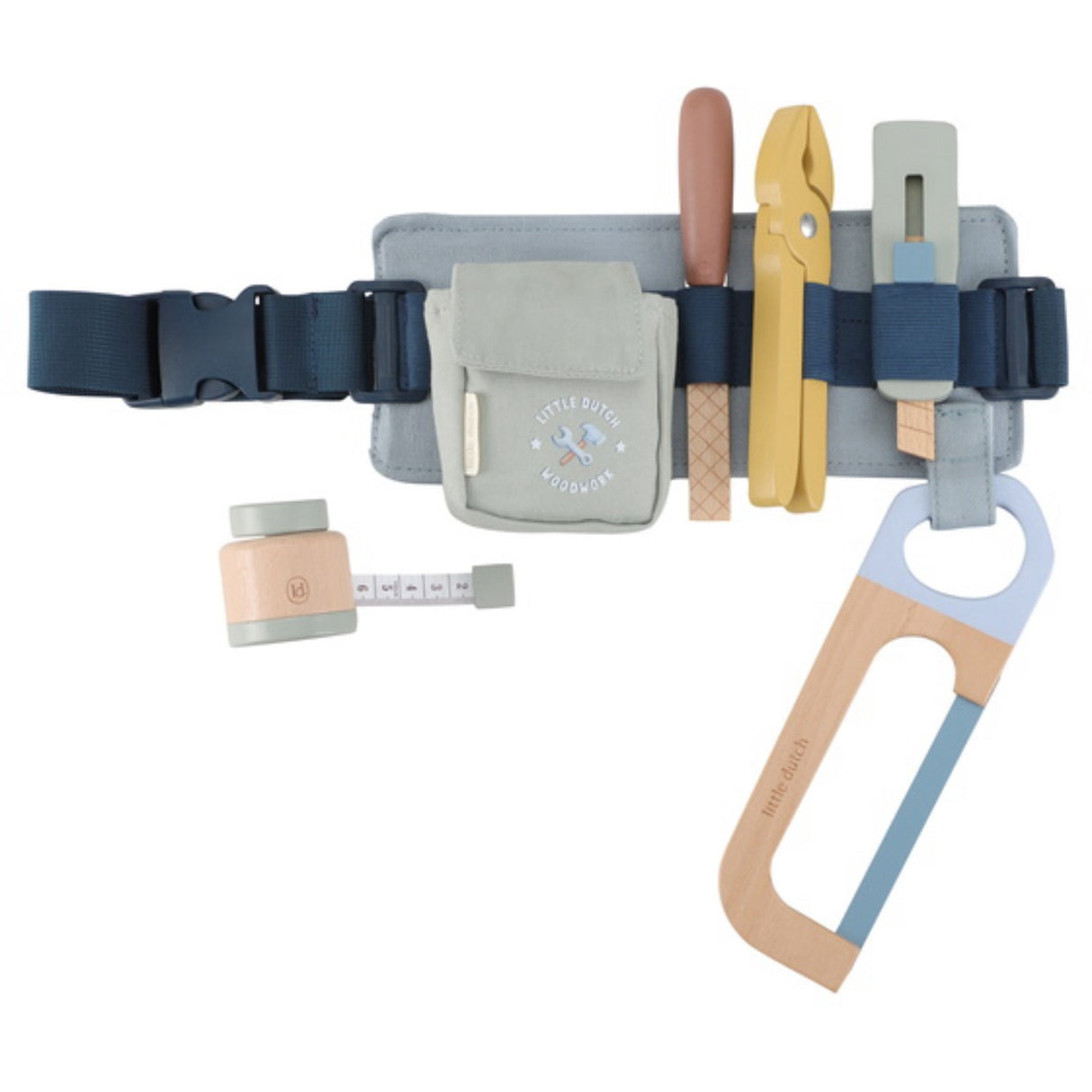 Little Dutch Blue Wooden Tool Belt