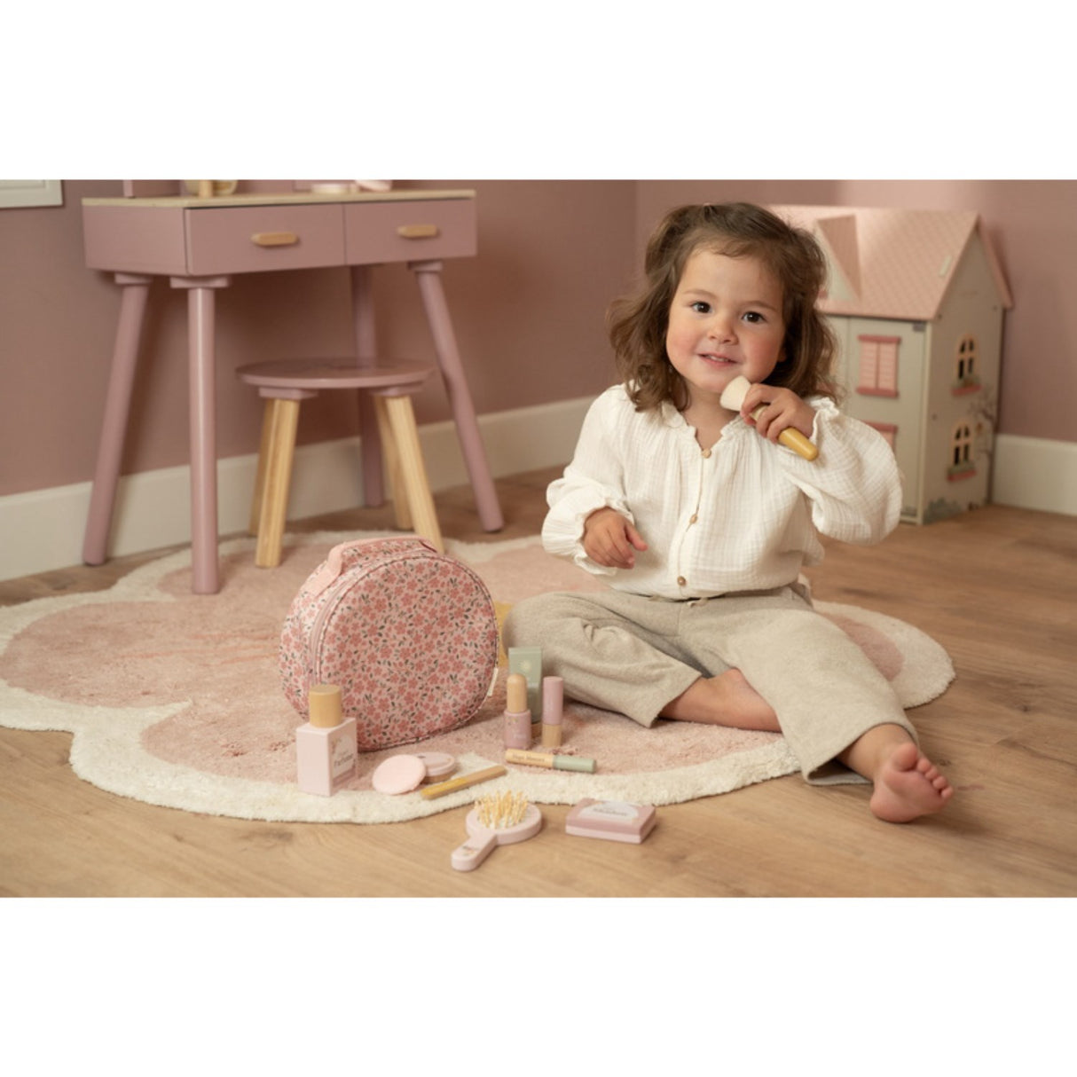 Little Dutch Pink Wooden Make-Up Set