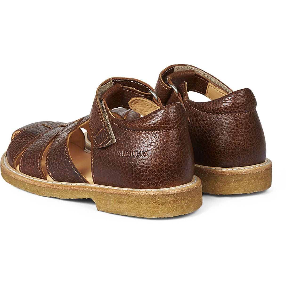Angulus Sandal W. Velcro Medium Brown