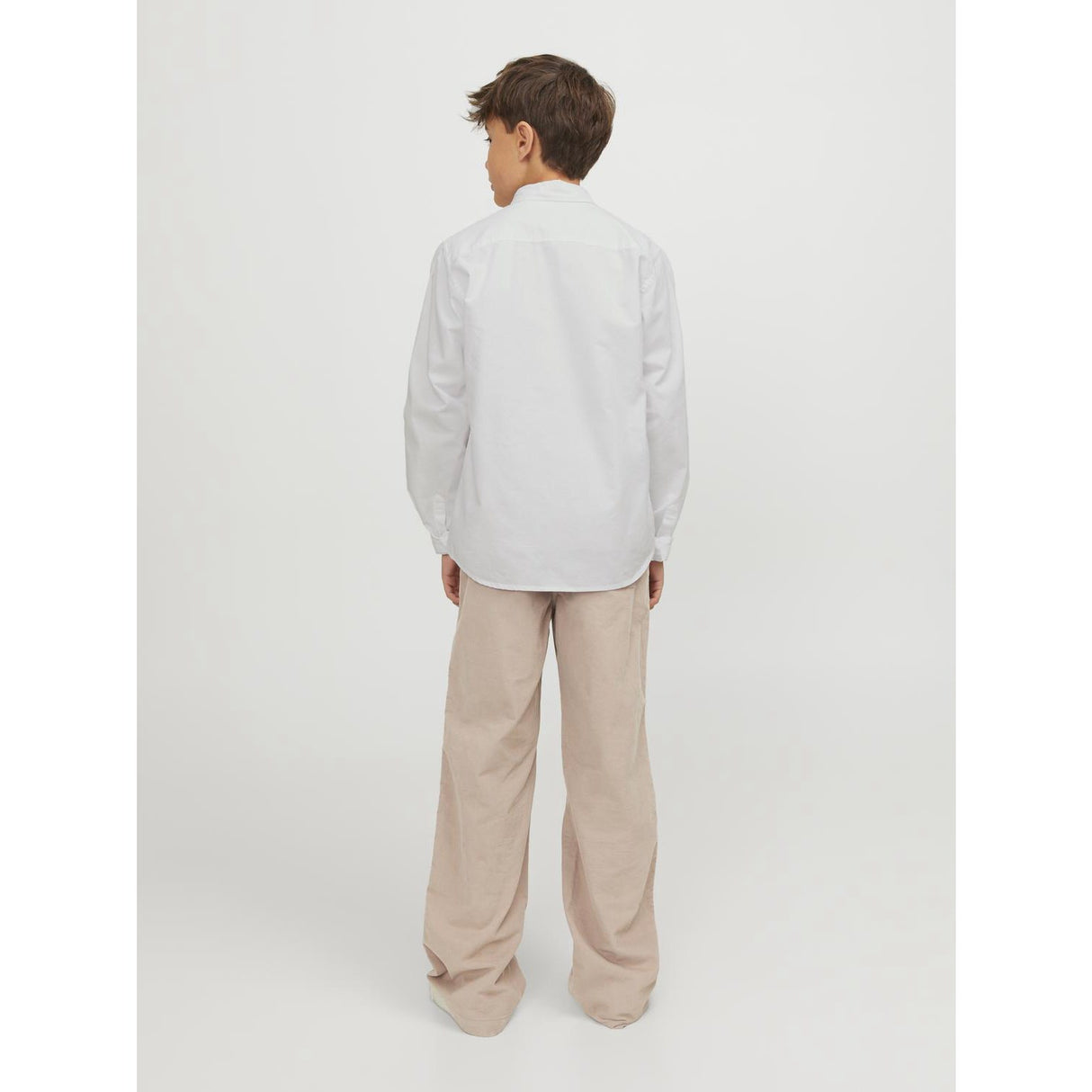 Jack & Jones Junior White Jjeoxford Shirt L/S Noos Jnr