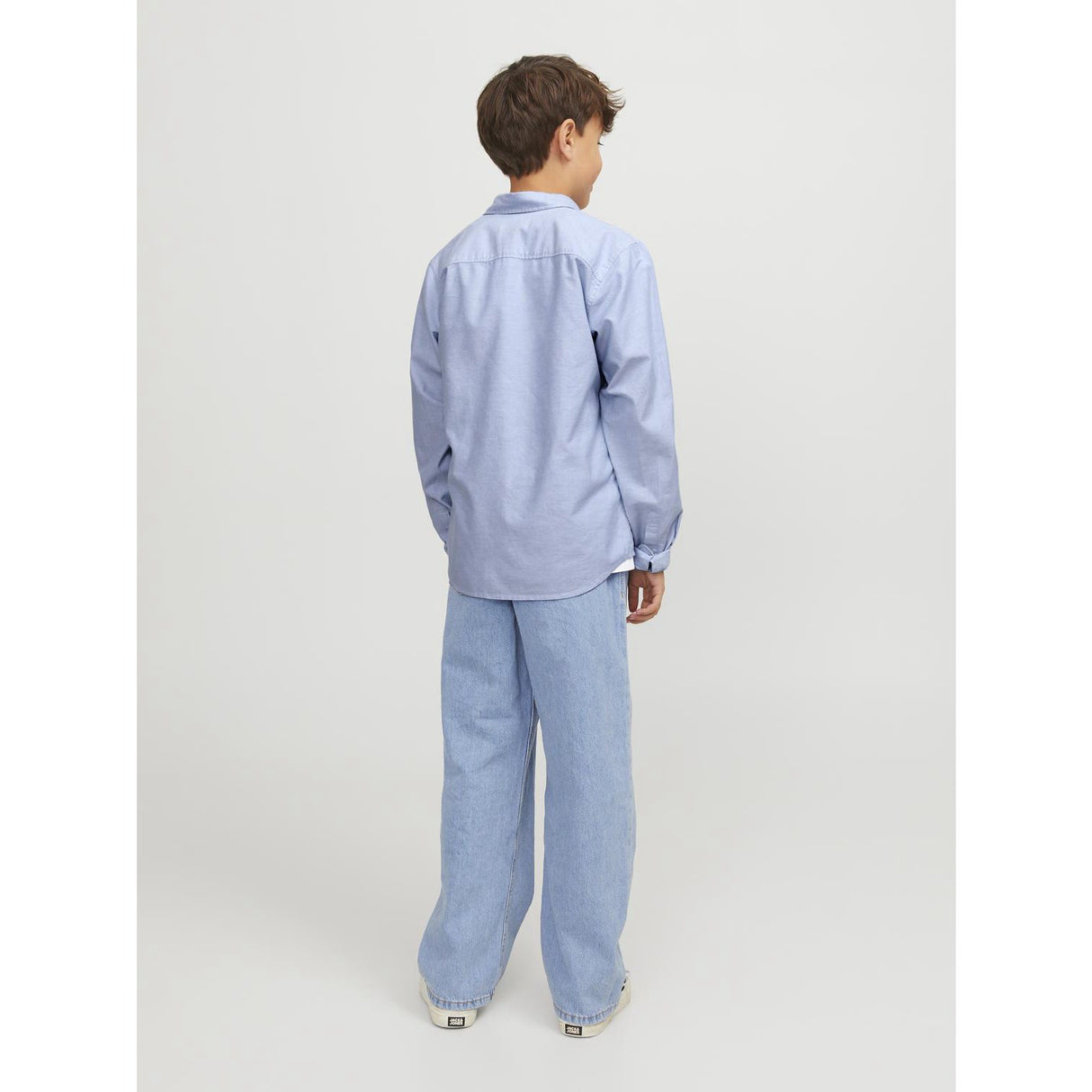 Jack & Jones Junior Cashmere Blue Jjeoxford Shirt L/S Noos Jnr