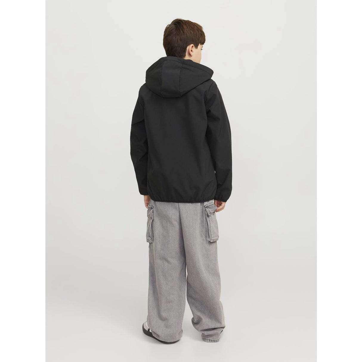 Jack & Jones Junior Black Jjetheo Softshell Jacket Noos Jnr