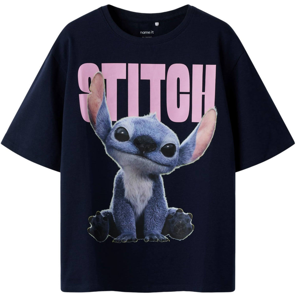 Name It Navy Blazer Nkfnibus Stitch Nreg Ss Top Lnoos Wdi