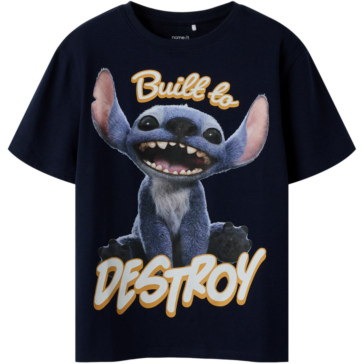 Name It Navy Blazer Nkmnila Stitch Nreg Ss Top Box Lnoos Wdi