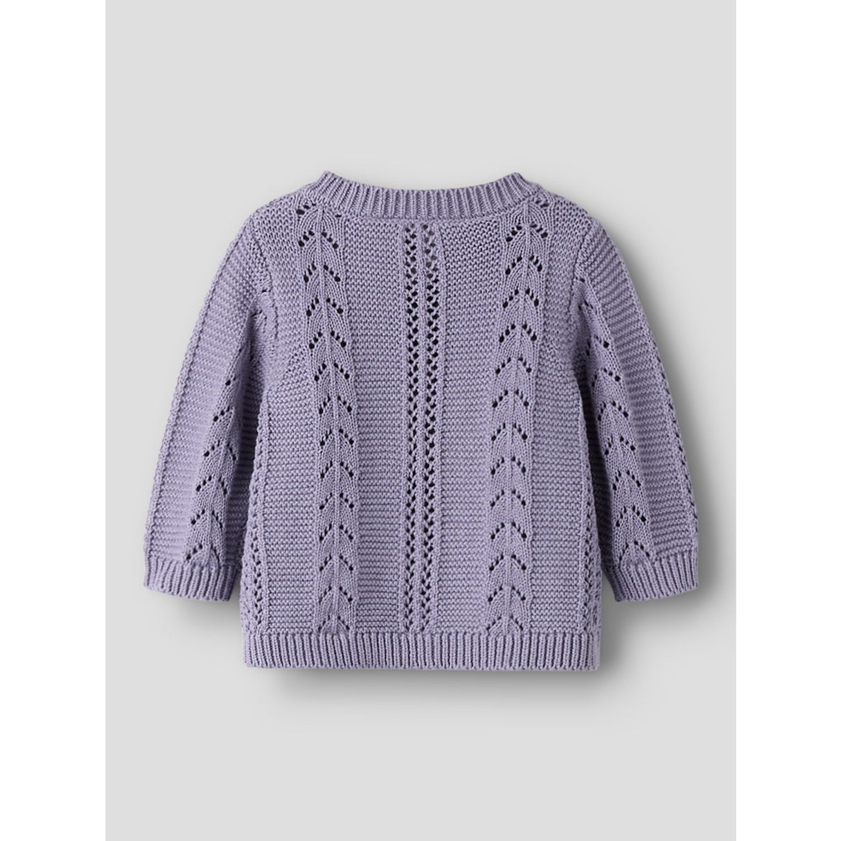 Name It Lavender Gray Nbftandra Ls Knit Card