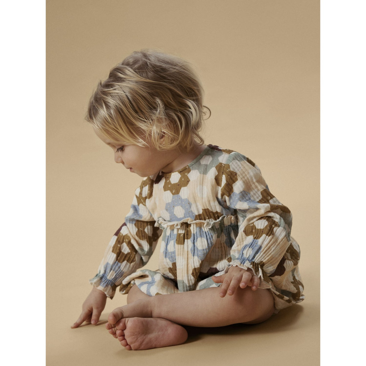 Lil'Atelier Coconut Milk Nbftalia Ls Loose Body Dress Lil
