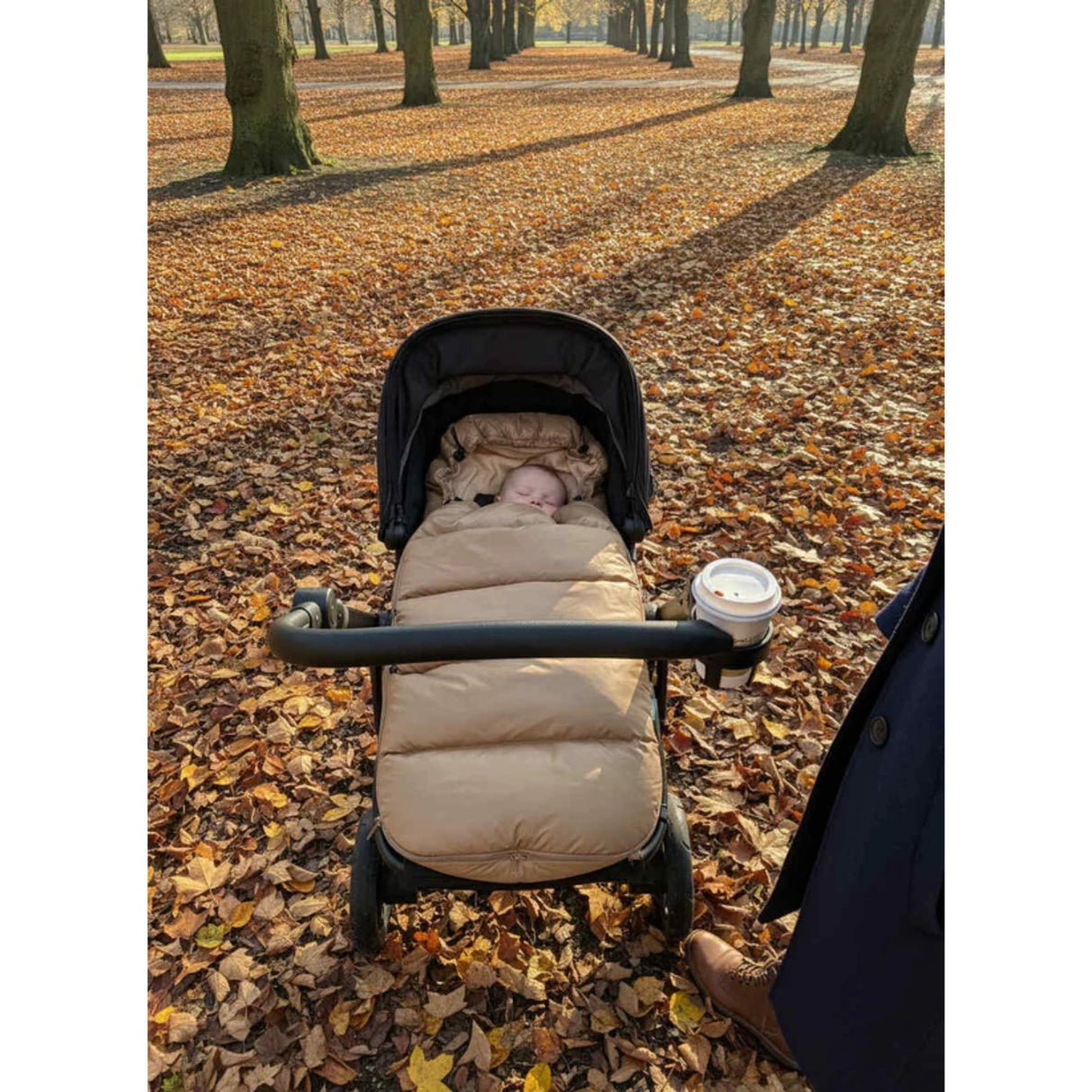 KongWalther Puffer Creme Footmuff / Østerbroposen