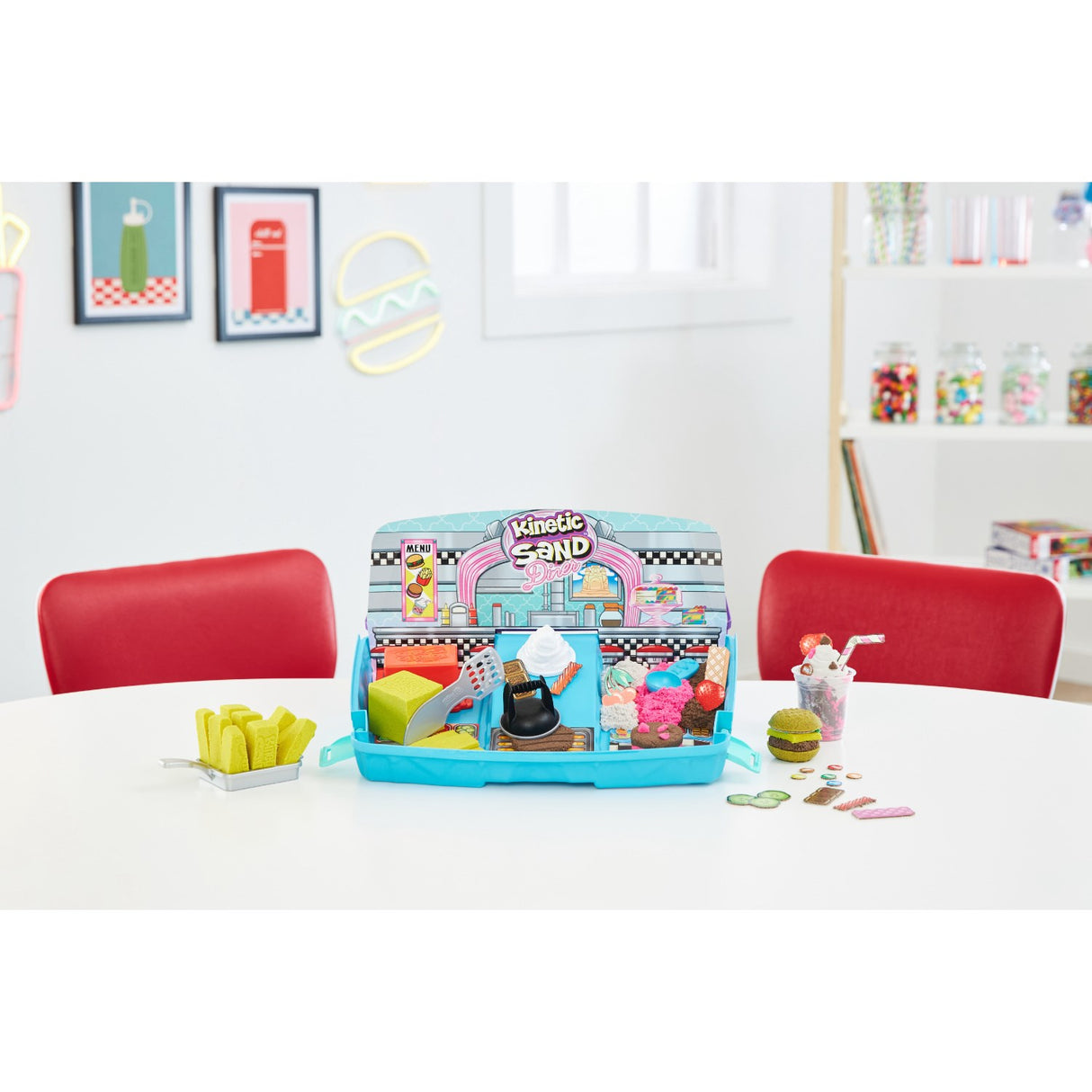 Kinetic Sand Diner Foldbar Sand Box