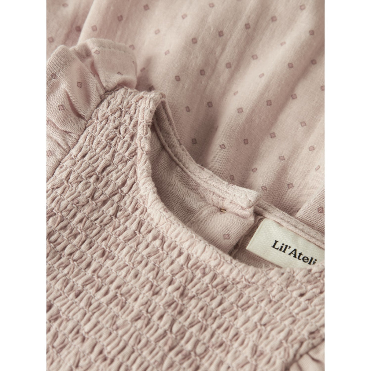 Lil'Atelier Peach Whip Nbfdembe Ls Loose Body Dress Lil