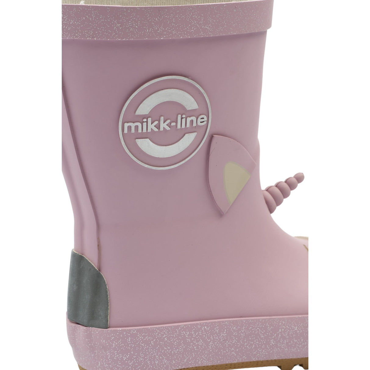 Mikk-Line Mauve Shadows Wellies 3D Unicorn