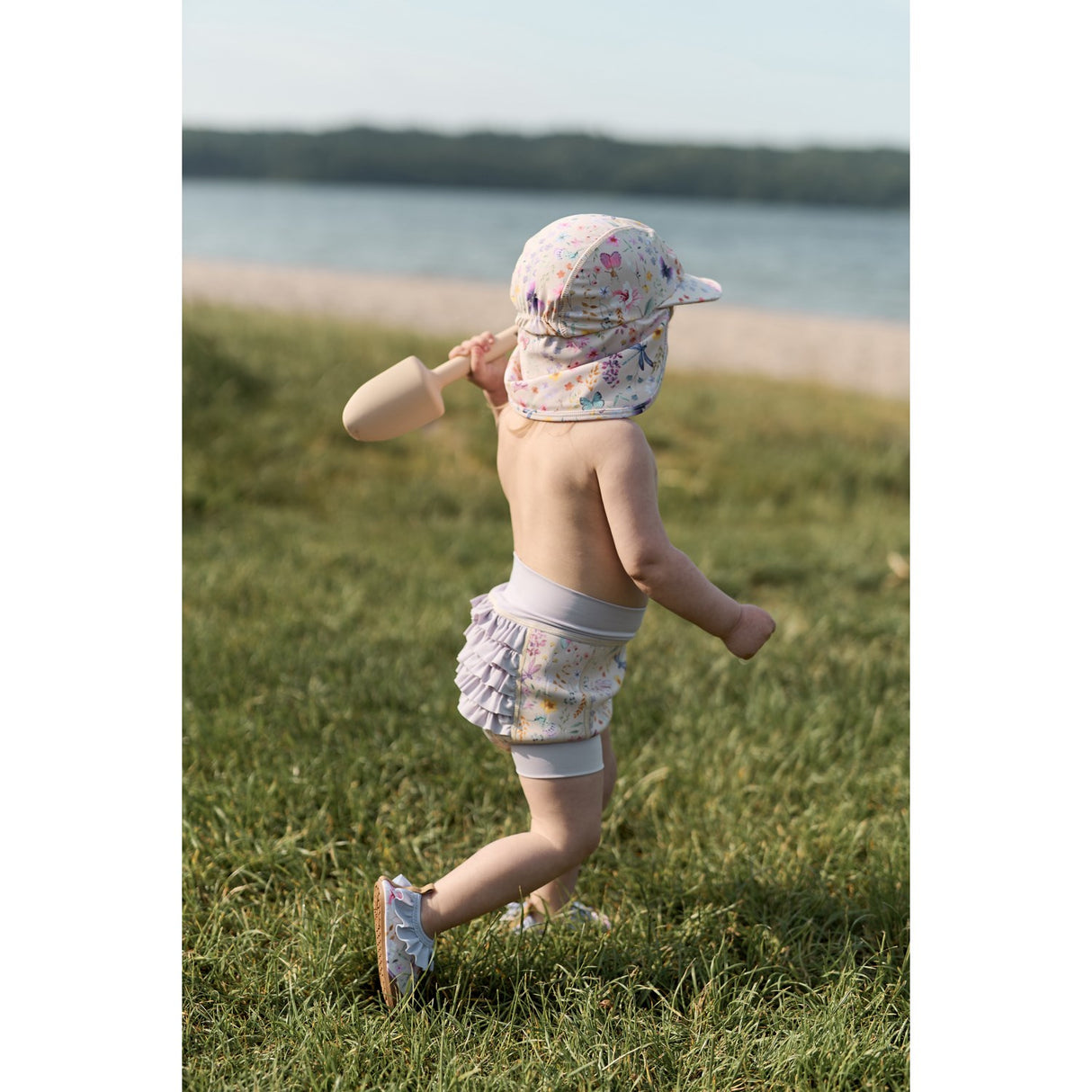 Mikk-Line Butterfly AOP Swim Baby Pant Frill AOP
