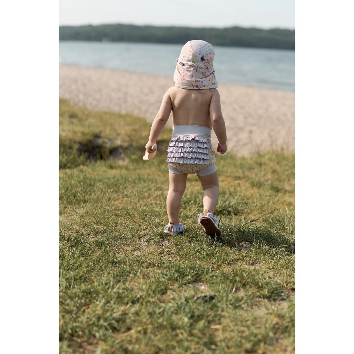 Mikk-Line Butterfly AOP Swim Baby Pant Frill AOP
