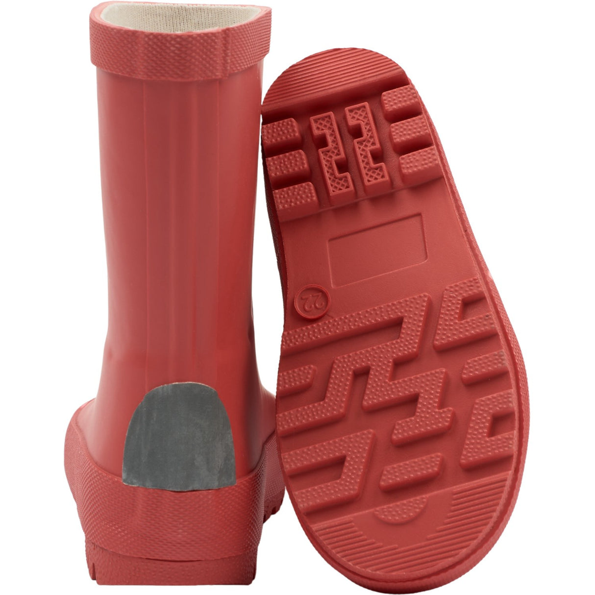Mikk-Line Cranberry Wellies Solid