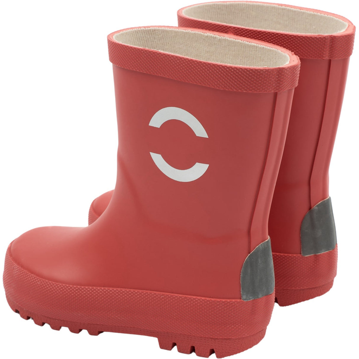 Mikk-Line Cranberry Wellies Solid