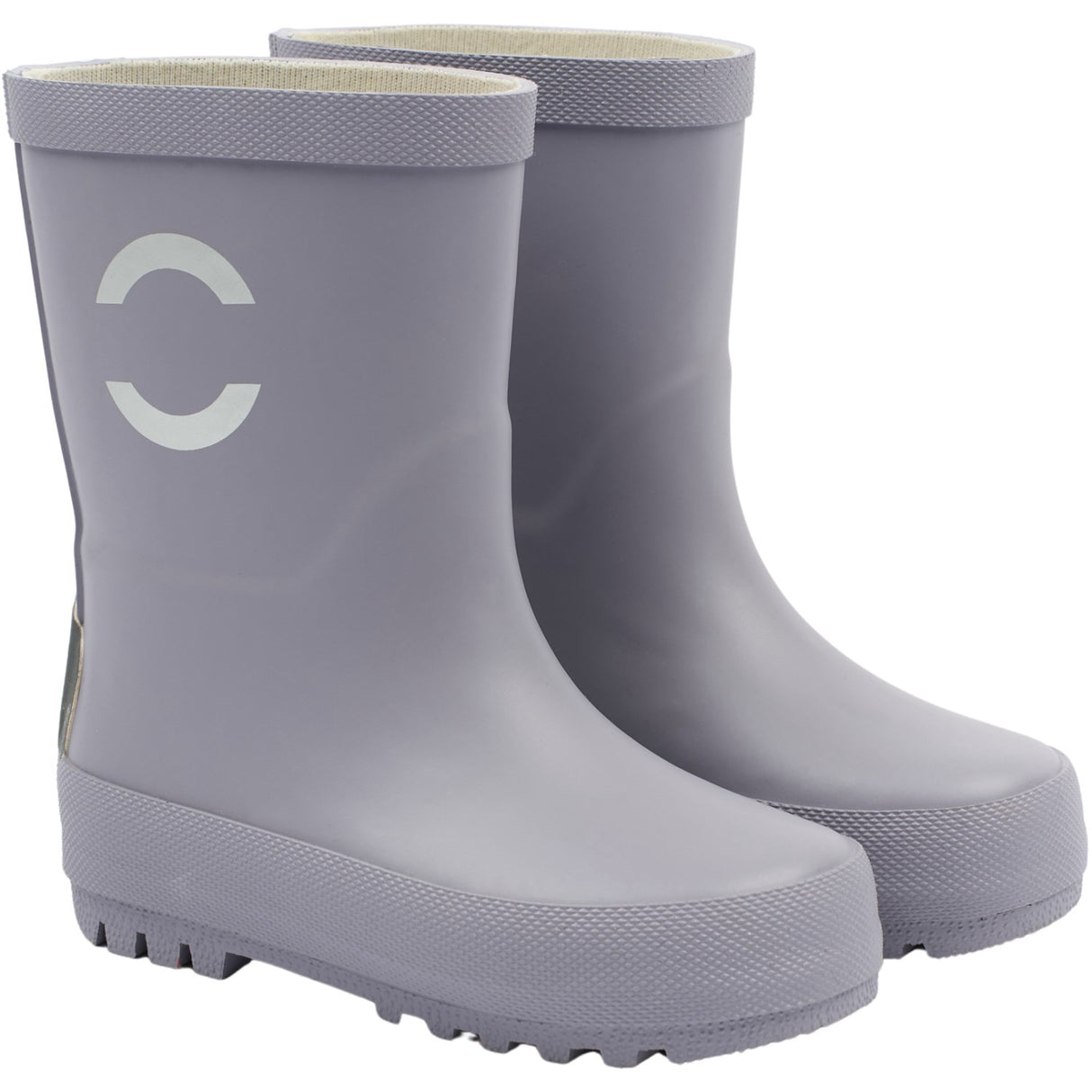 Mikk-Line Lavender Gray Wellies Solid