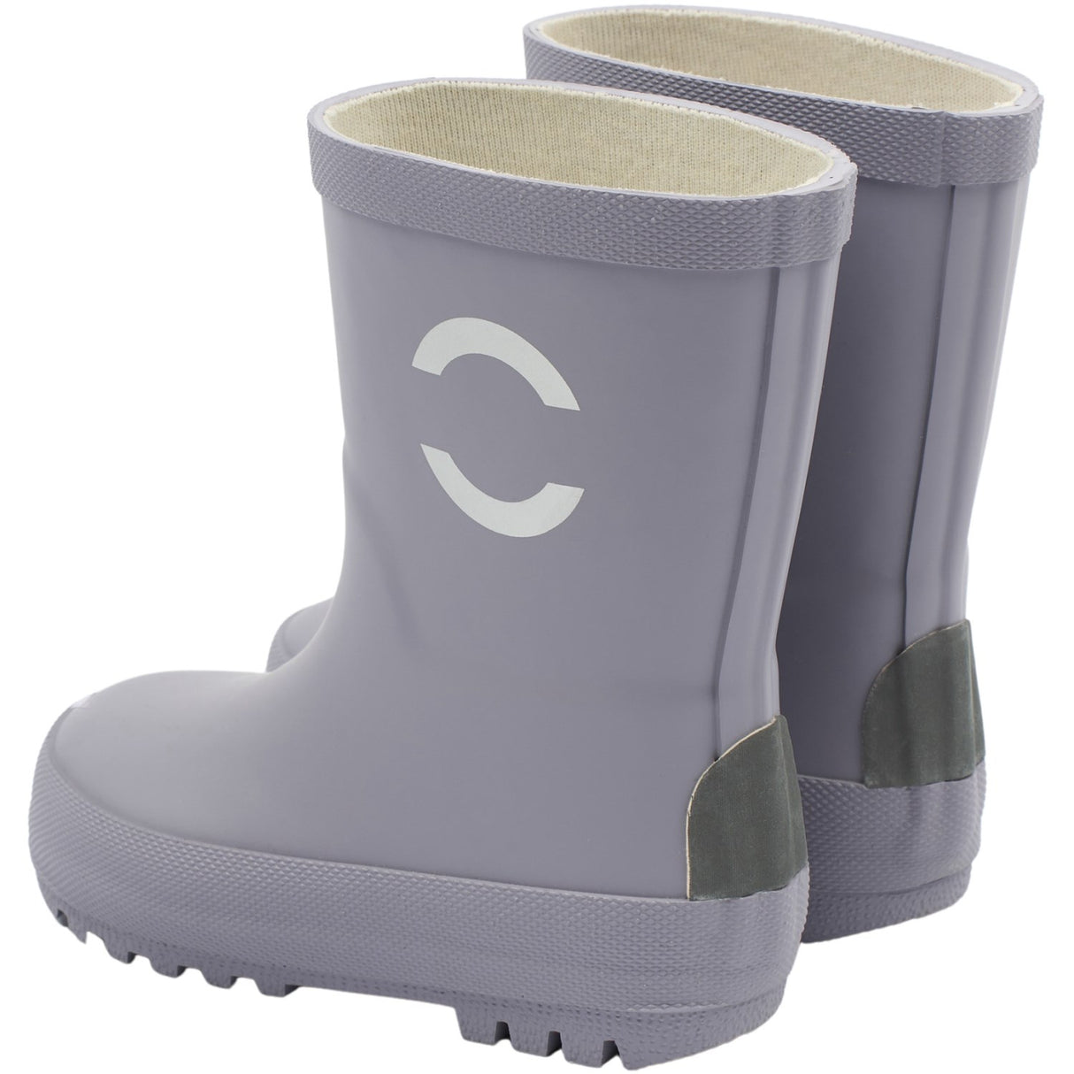 Mikk-Line Lavender Gray Wellies Solid