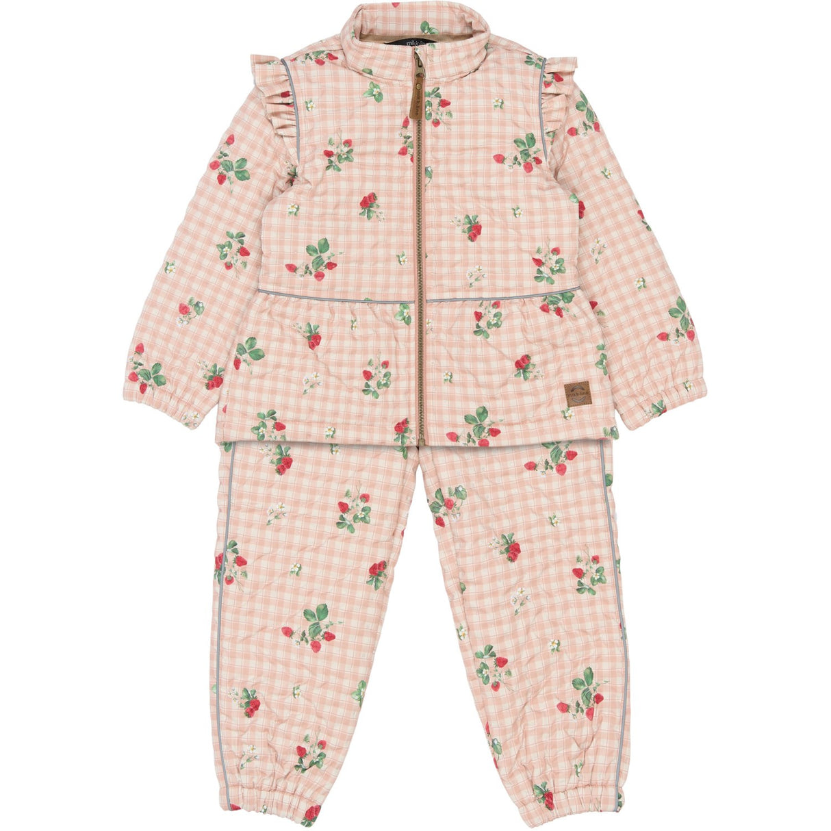 Mikk-Line Strawberry AOP Thermal+ Frill Set AOP