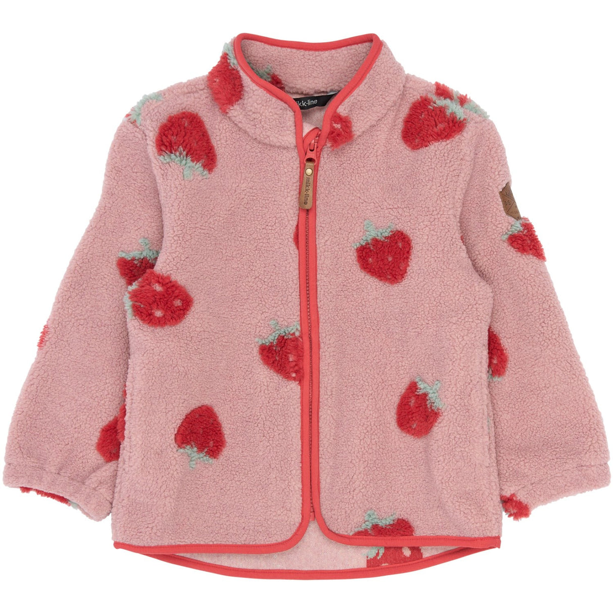 Mikk-Line Strawberry AOP Teddy Jacket 3D
