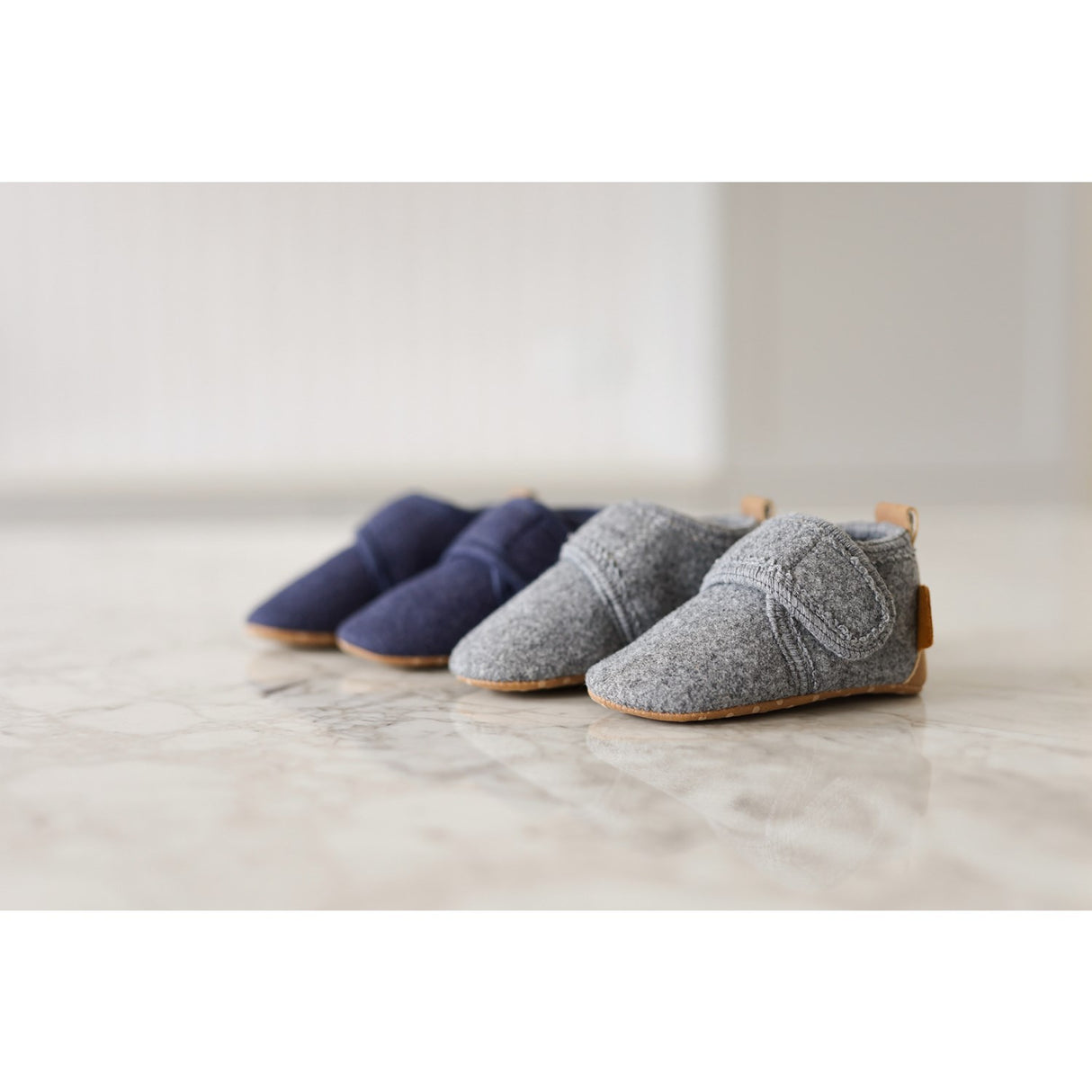 Mikk-Line Light Grey Melange Prewalker Felt