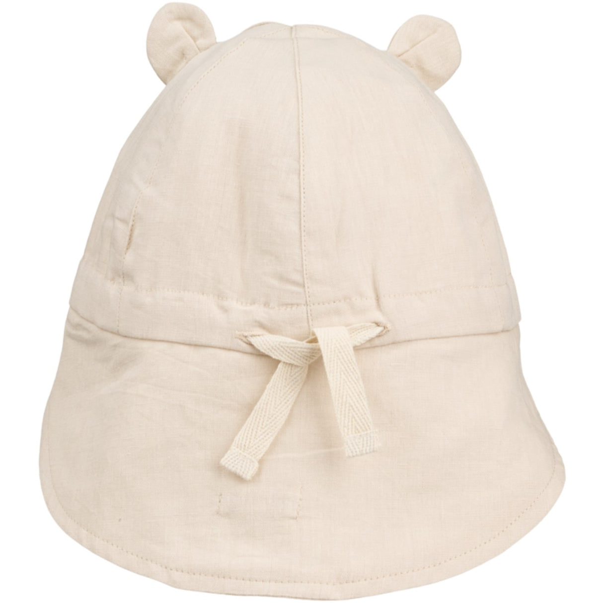 LIEWOOD Panda / Sandy Gorm Linen Sun Hat With Ears