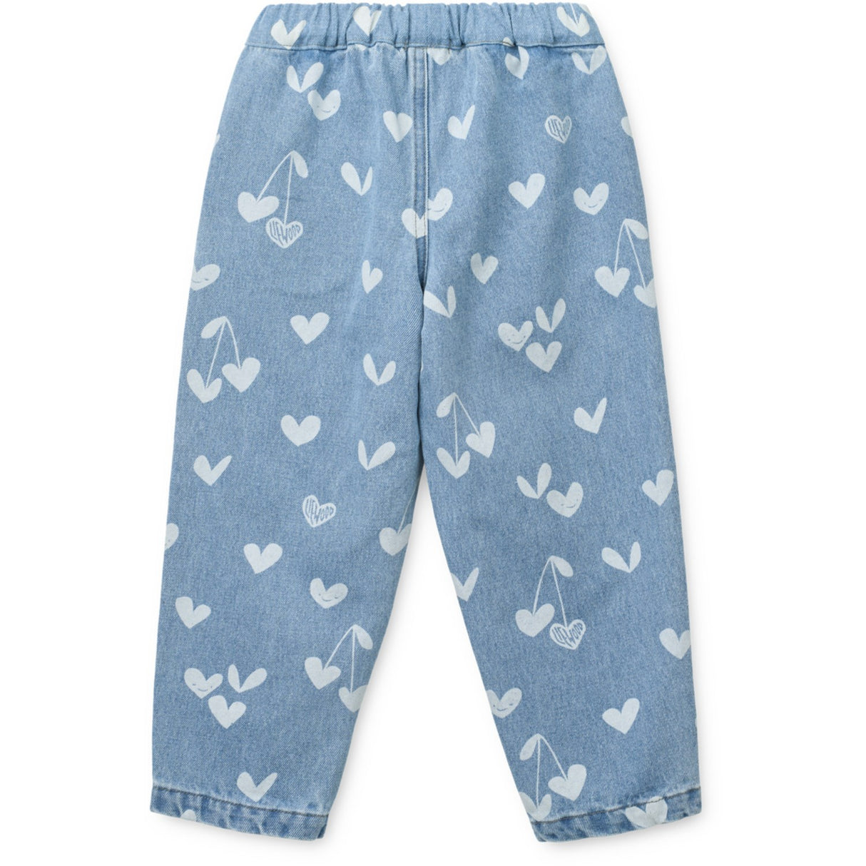 LIEWOOD Sweethearts / Light Blue Denim Borris Printed Denim Pants