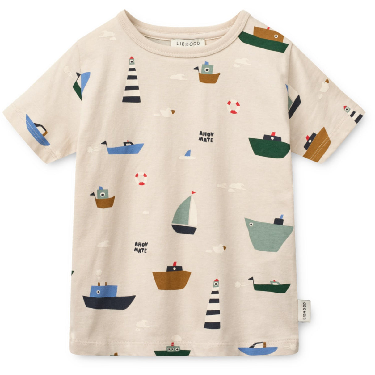 LIEWOOD Sailing / Sandy Apia Printed Shortsleeve T-Shirt