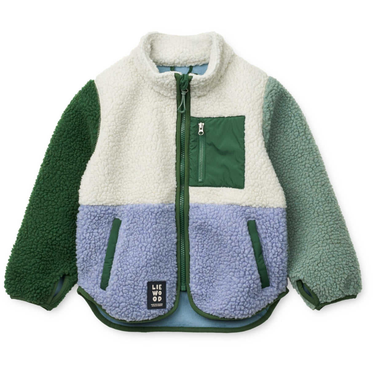 LIEWOOD Dusty Lavender Multi Mix Nolan Pile Jacket