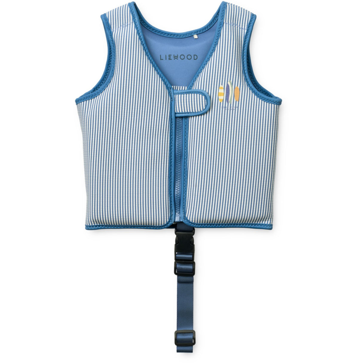 LIEWOOD Y/D Stripe Riverside / Creme De La Creme Dove Seersucker Swim Vest