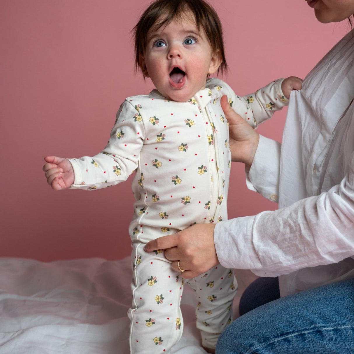 That's Mine Sweetheart Petals Elliotte Onesie