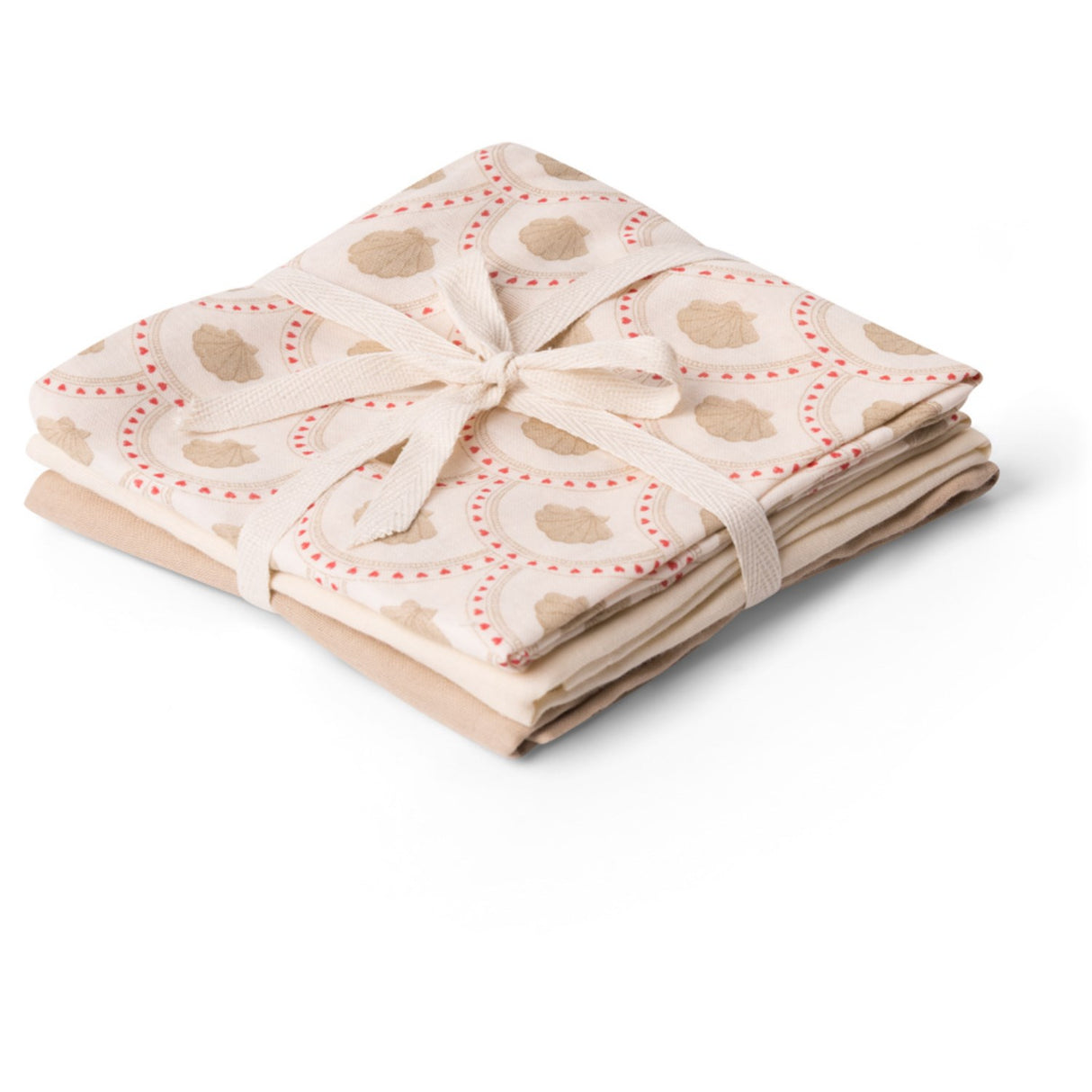 That's Mine Block Shell Bora Muslin Cloth 3-Pack