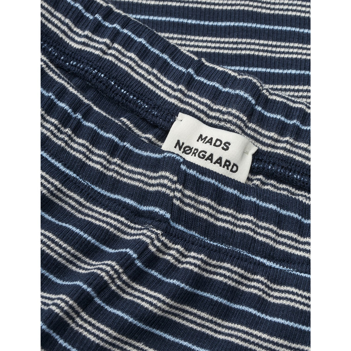 Mads Nørgaard Sky Captain/Vanilla Ice/Cashme 2X2 Cotton Stripe Prixa
