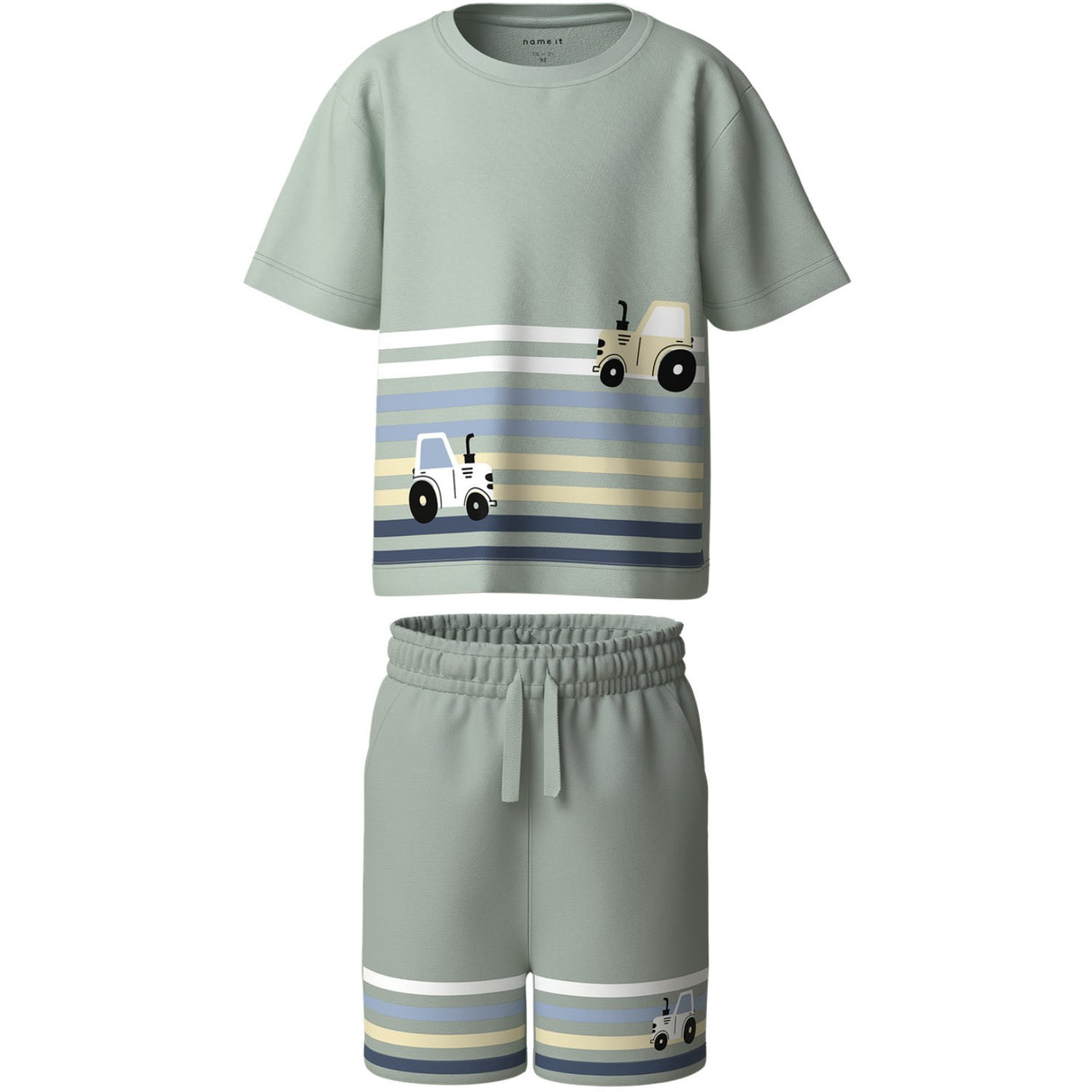 Name It Pale Aqua Nmmhectors Shorts Set