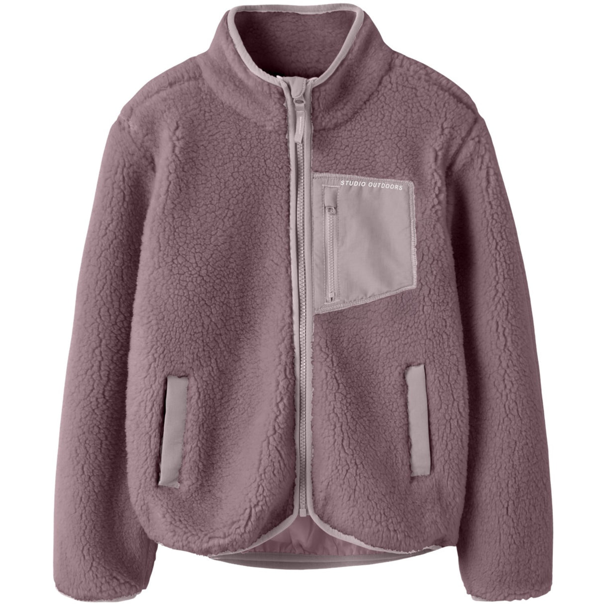 Name It Wistful Mauve Nknmattia Sherpa Jacket Pb1