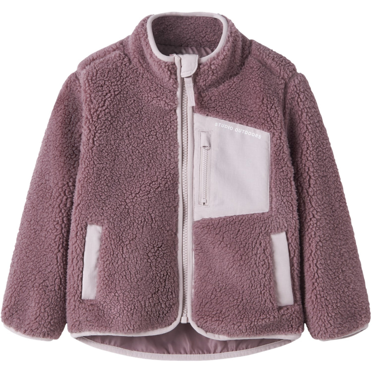 Name It Wistful Mauve Nmnmattia Sherpa Jacket Pb1