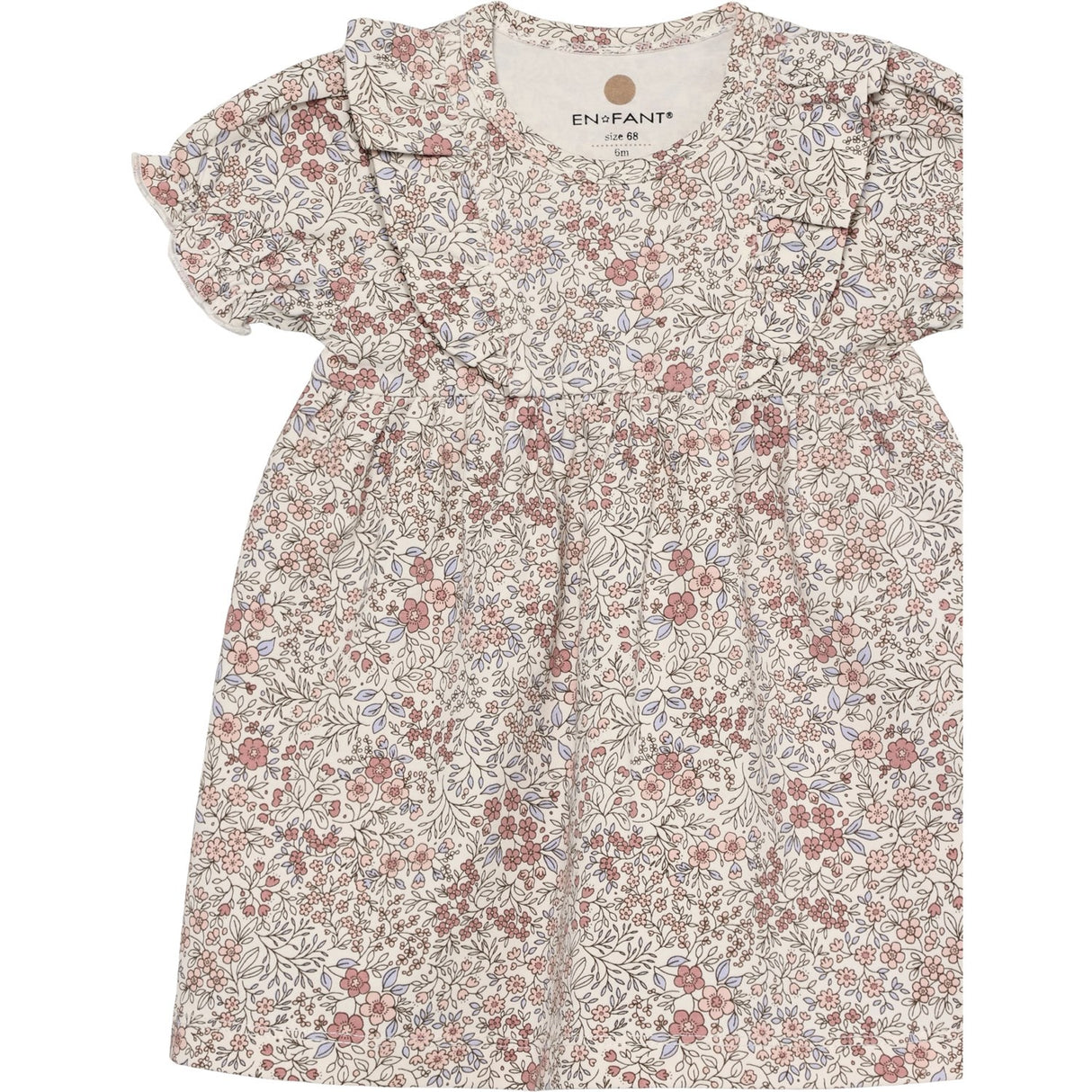 En Fant Eggnog Dress Ss Aop