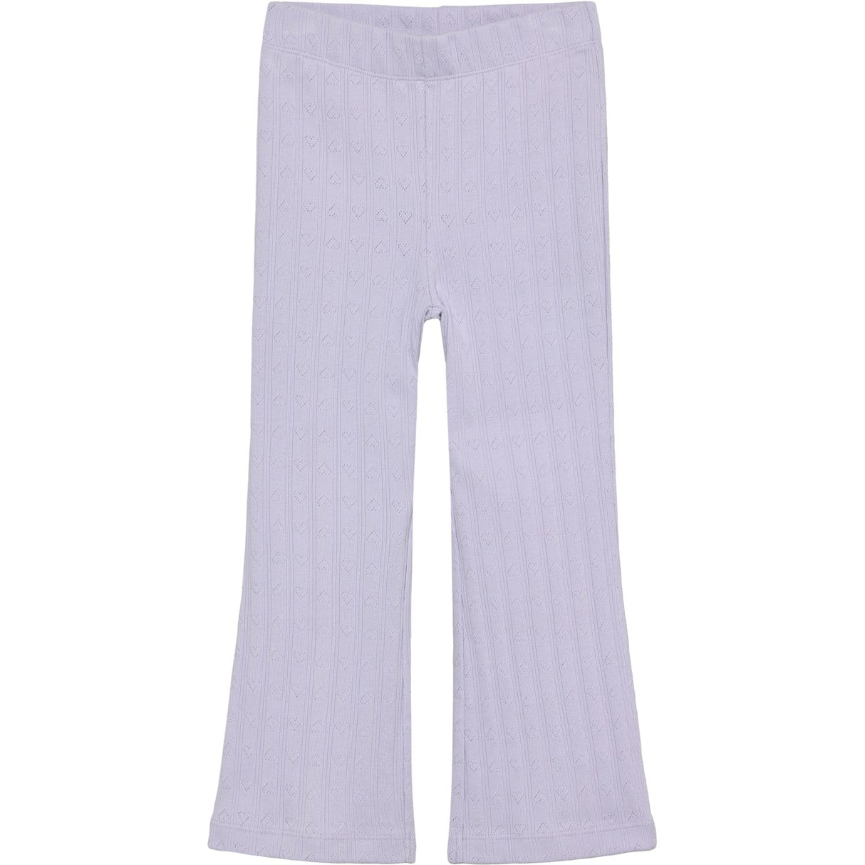 En Fant Purple Heather Leggings Pointelle