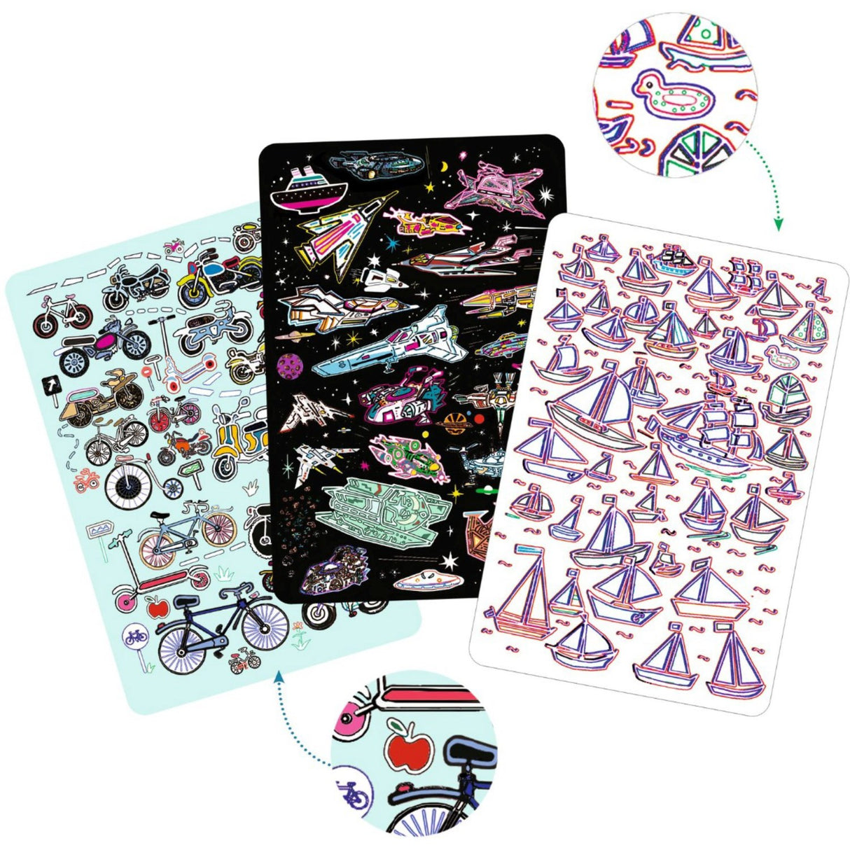 Djeco Card Game, Myster Travel