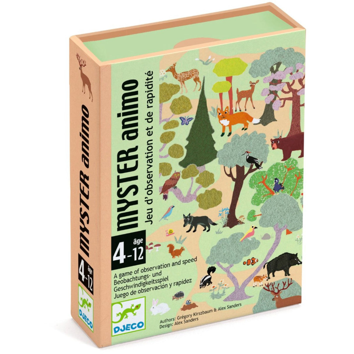 Djeco Card Game, Myster Animo