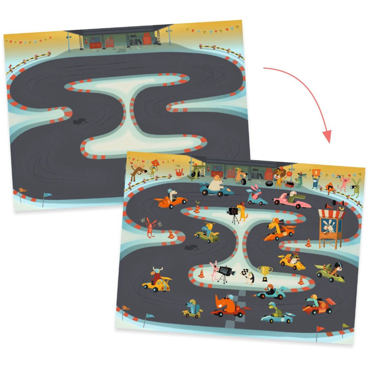 Djeco Decals, Asphalt