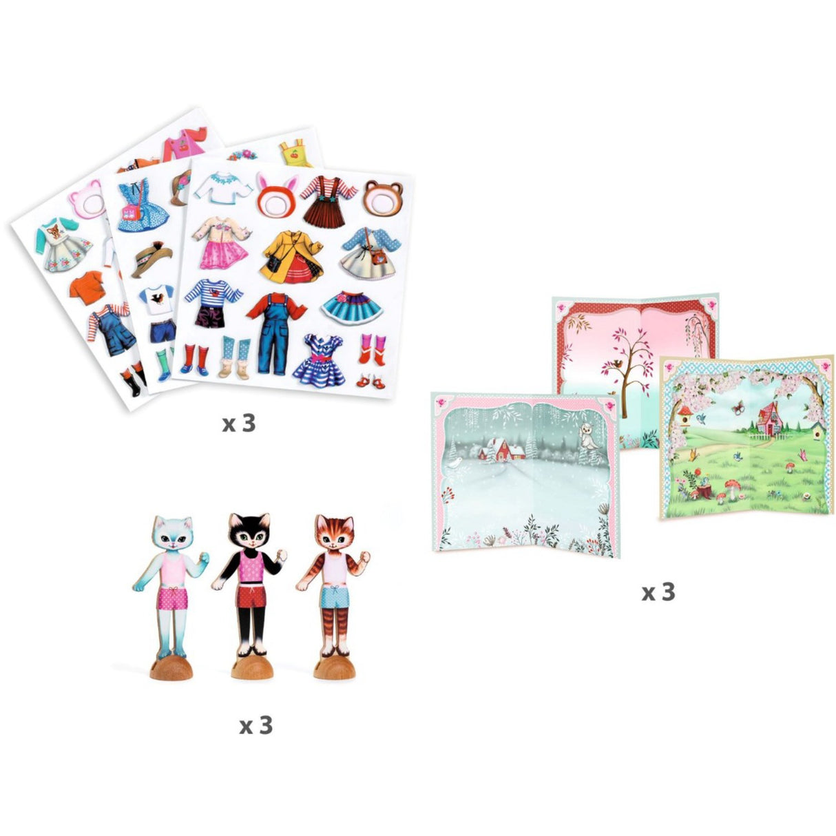 Djeco Creative Collage, The Little Wardrobe