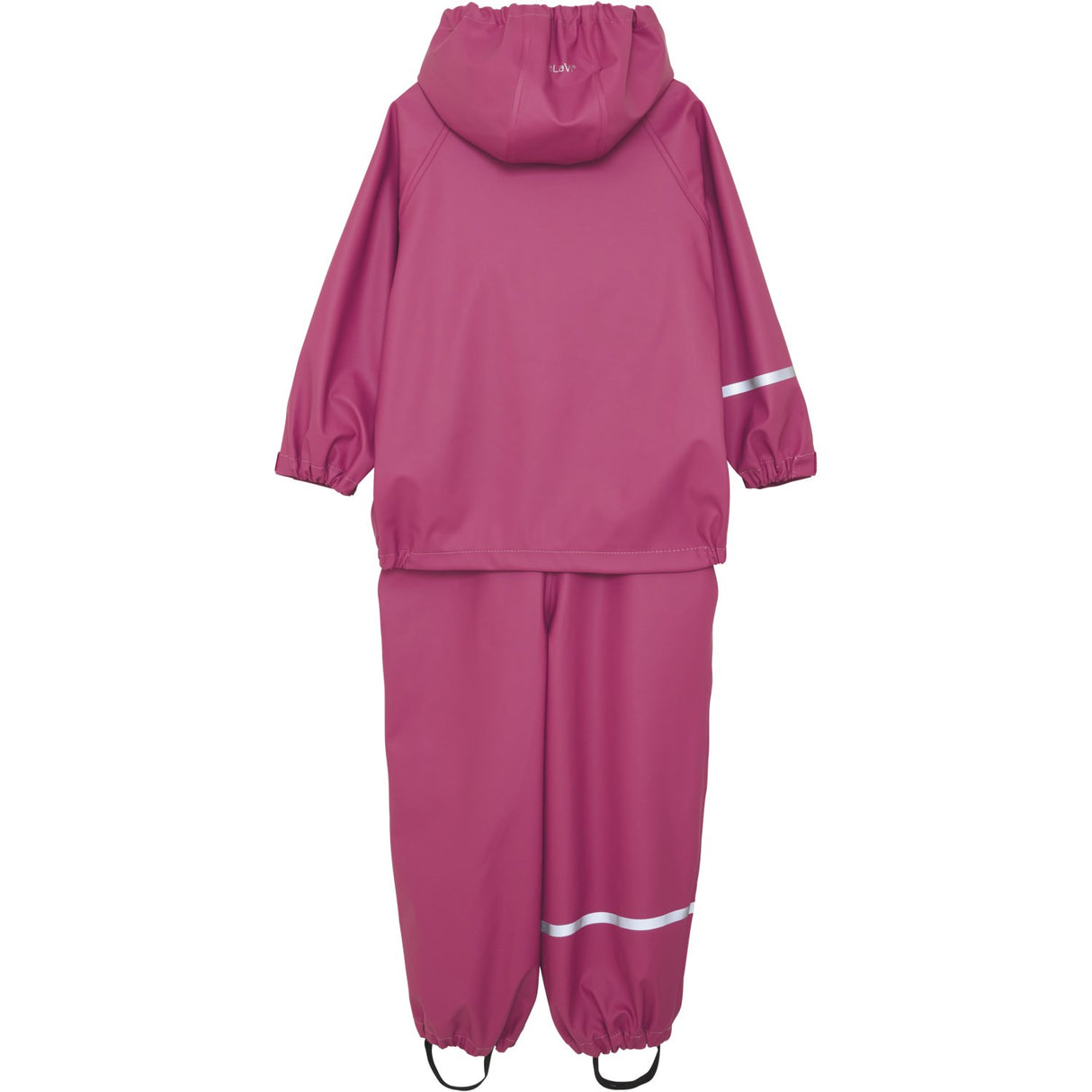 CeLaVi Rose Wine Basic Rainwear Set -Solid Pu