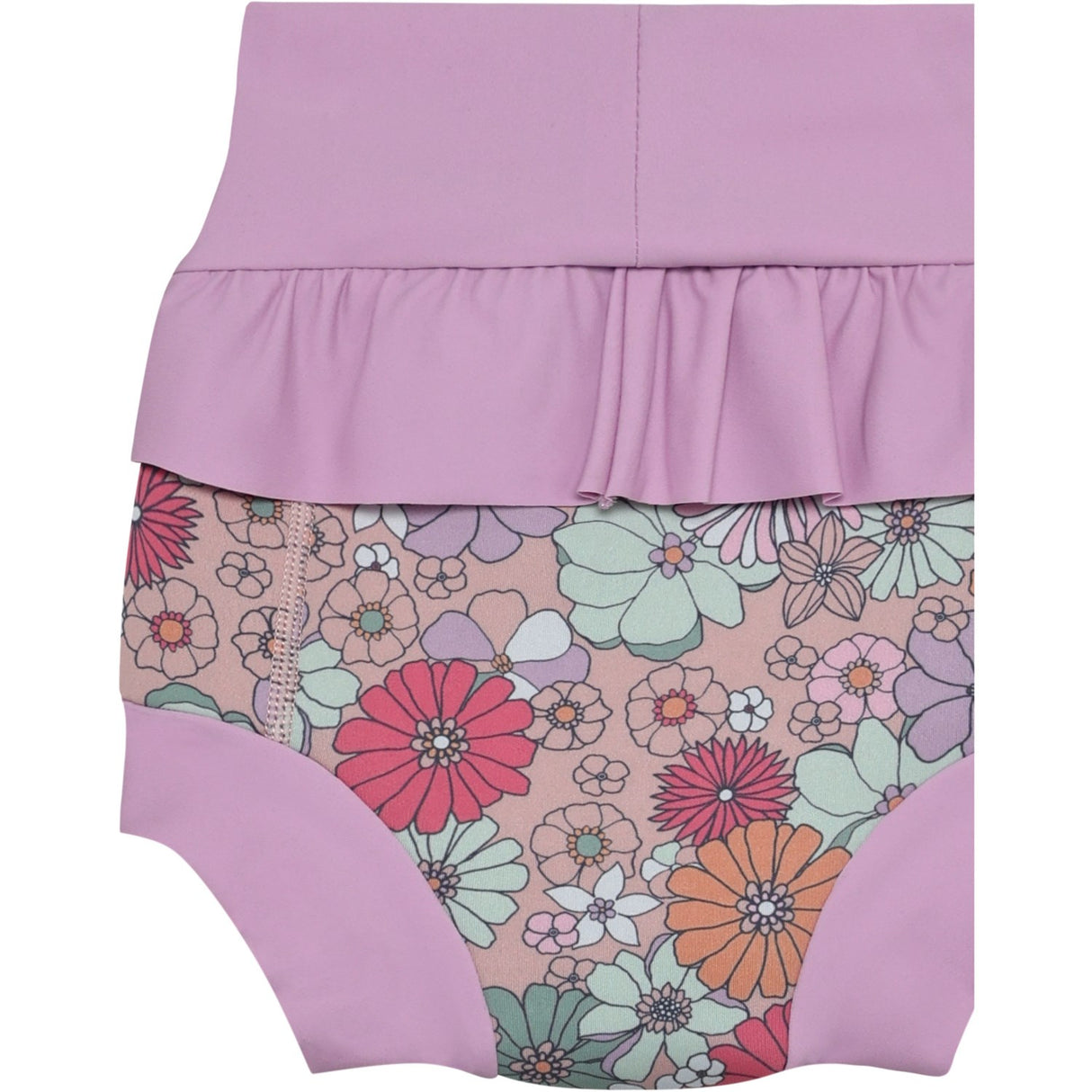 Color Kids Lavender Mist Trunks W. Frills, Aop