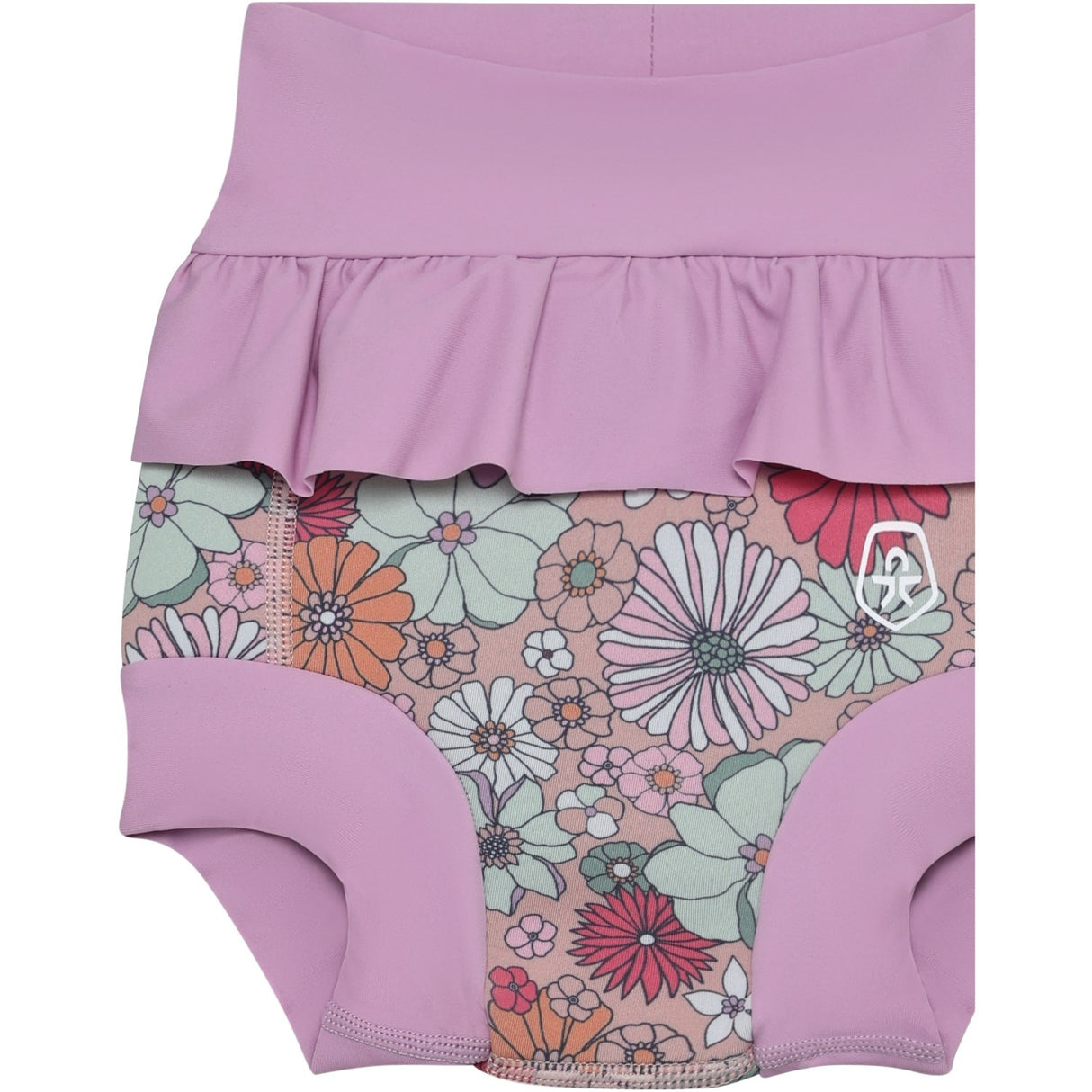 Color Kids Lavender Mist Trunks W. Frills, Aop