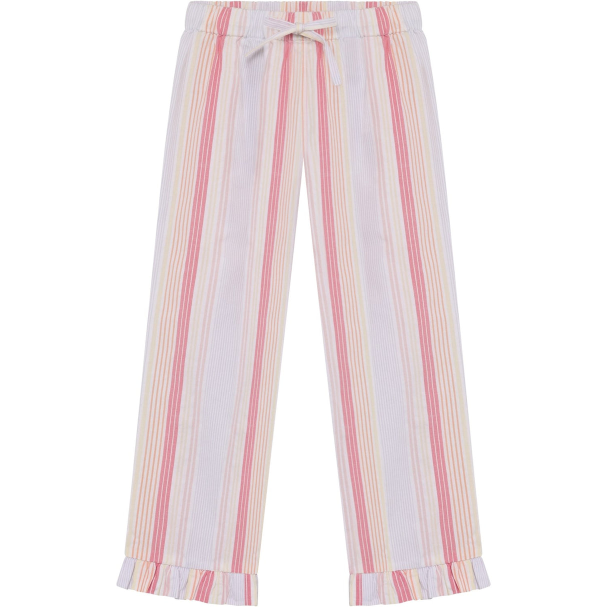 Minymo Bright White Pants Y/D Seersucker