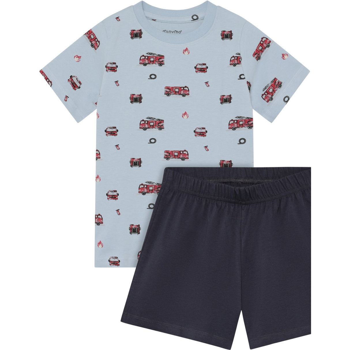 Minymo Niagara Mist T-Shirt+Short Set Aop