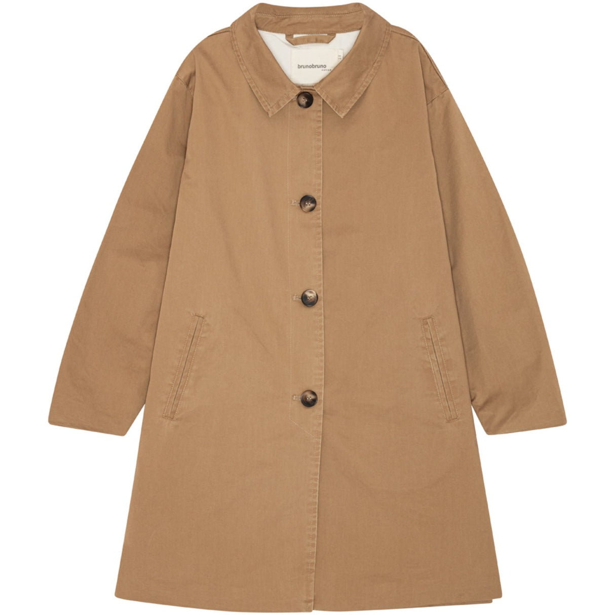 brunobruno nation Kelp Brown Axel Coat