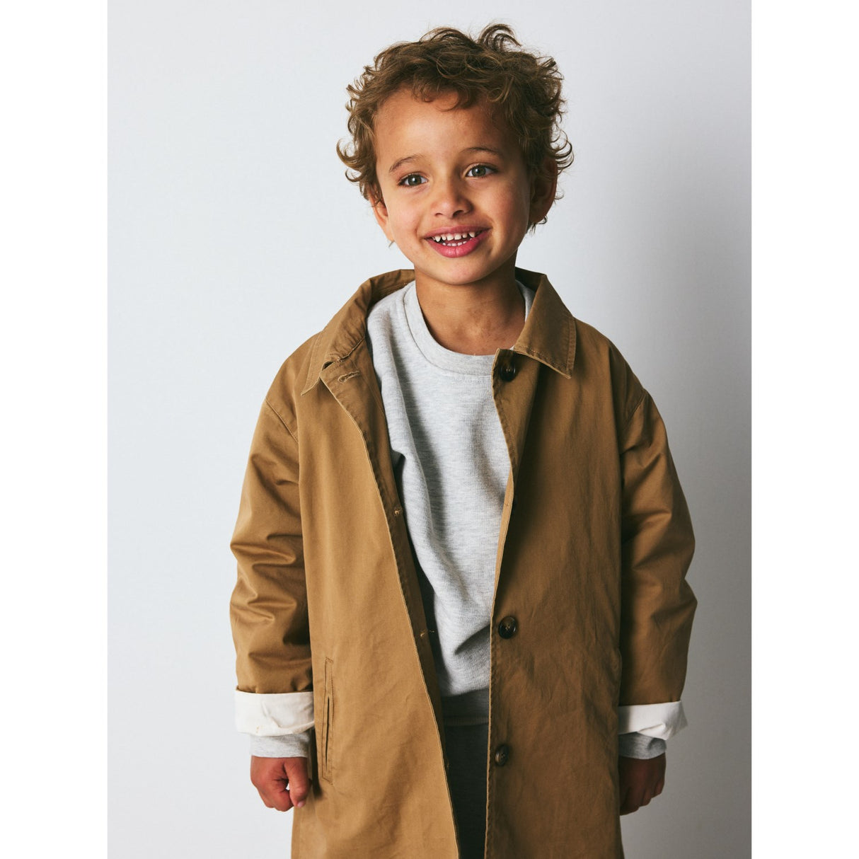 brunobruno nation Kelp Brown Axel Coat