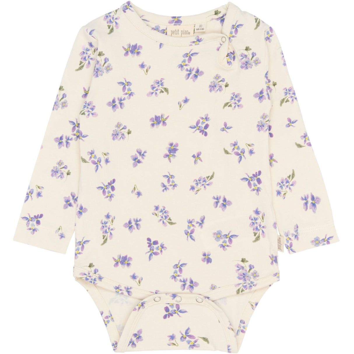 Petit Piao Eggnog Viola AOP PPStar L_S Body