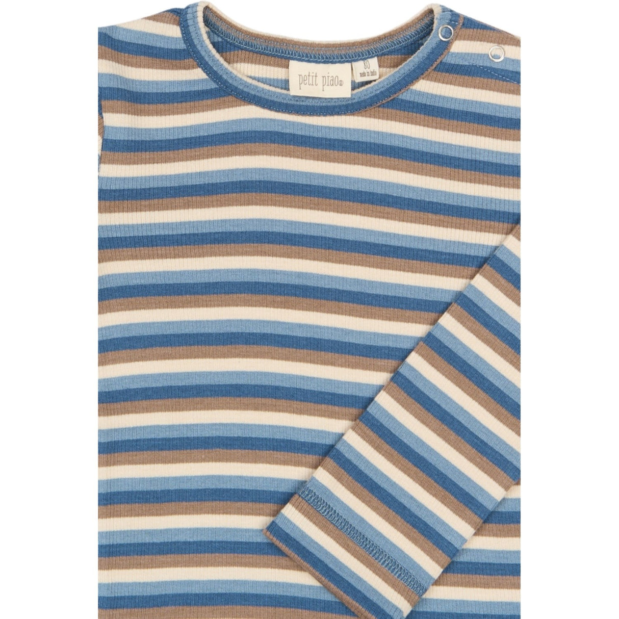 Petit Piao Infinity Multistriped PPSong L_S Tee
