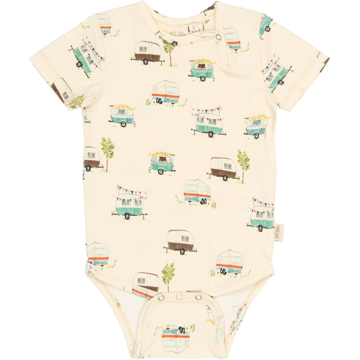 Petit Piao Eggnog Camper Aop Ppsun S_S Body